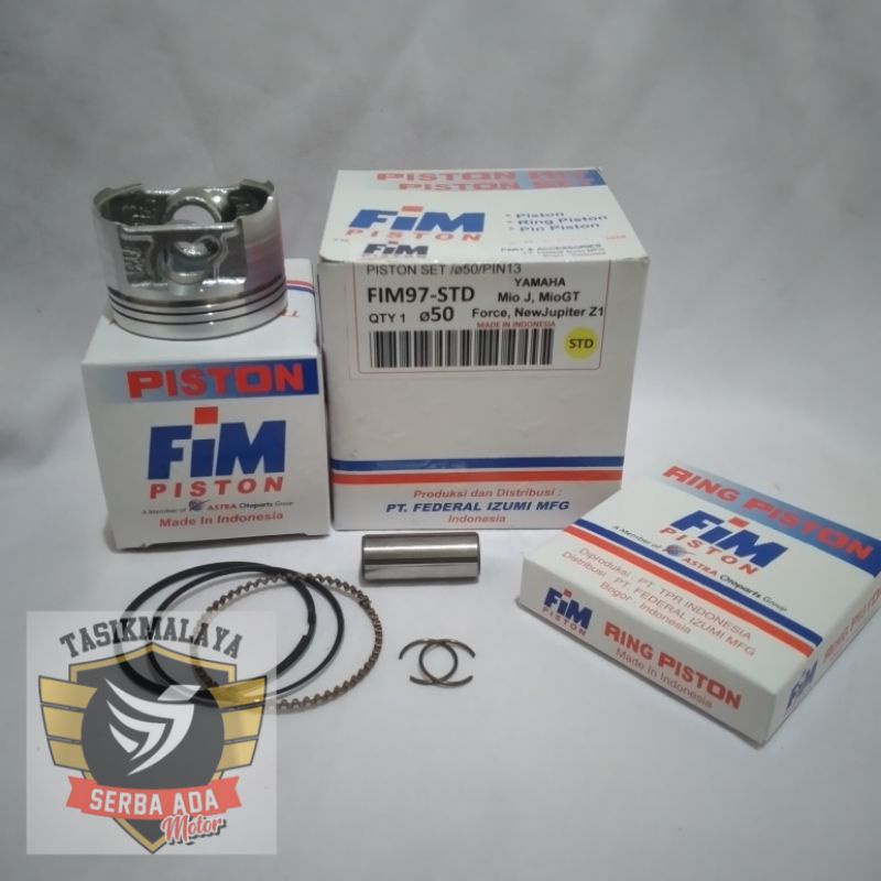 PISTON KIT SEHER KIT FIM 97 MIO J,MIO GT, X-RIDE, FORCE F1, JUPITER Z 1