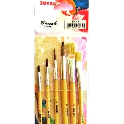 

Gilaa!!! Kuas Cat Air Joyko Set 6/ Kuas Lukis/ Joyko Brush Set 6 Br-1 Sale!!!