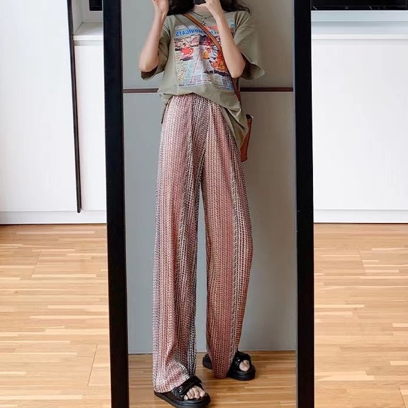 【Blossom】Korean Summer Tie-Dye Long Pants 7320