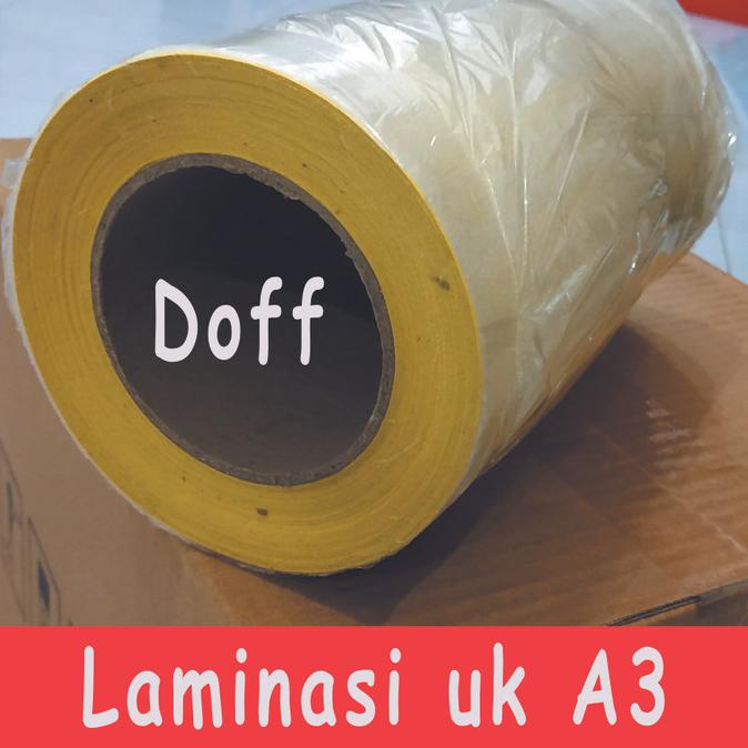 

Sticker Stiker Laminasi Laminating Dingin Glossy Doff Dof Roll Rol A3