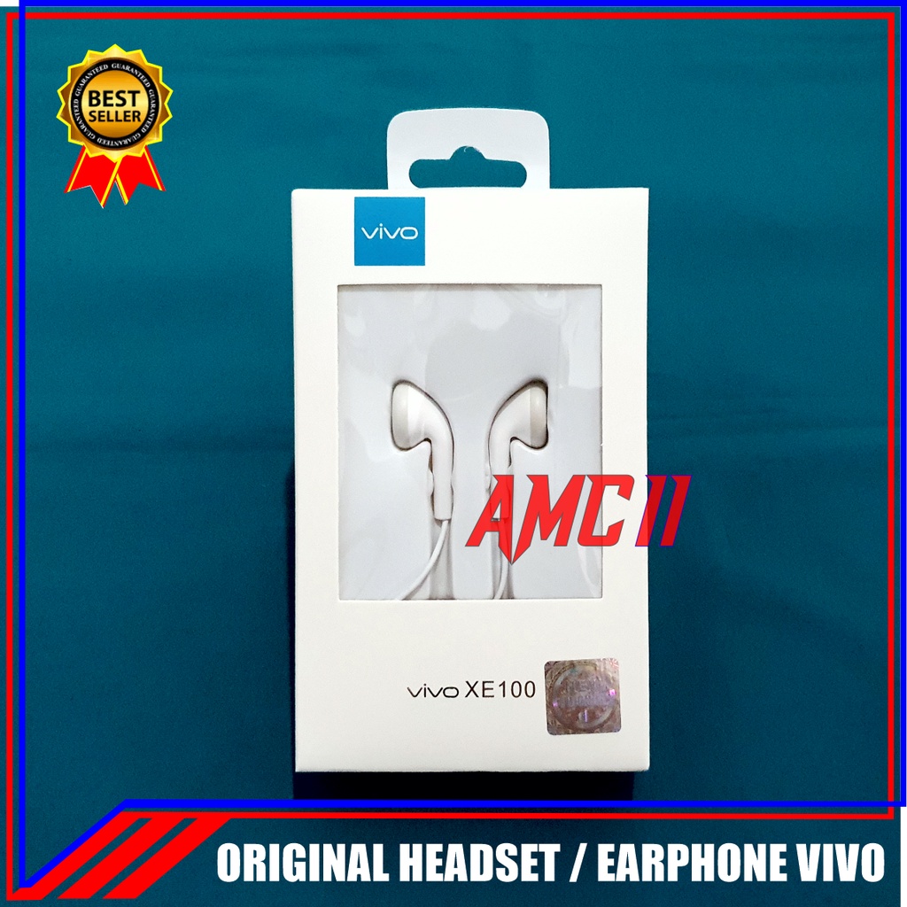 Headset Earphone Vivo Y01 Y21A Y15s Y33T ORIGINAL 100% Super Bass