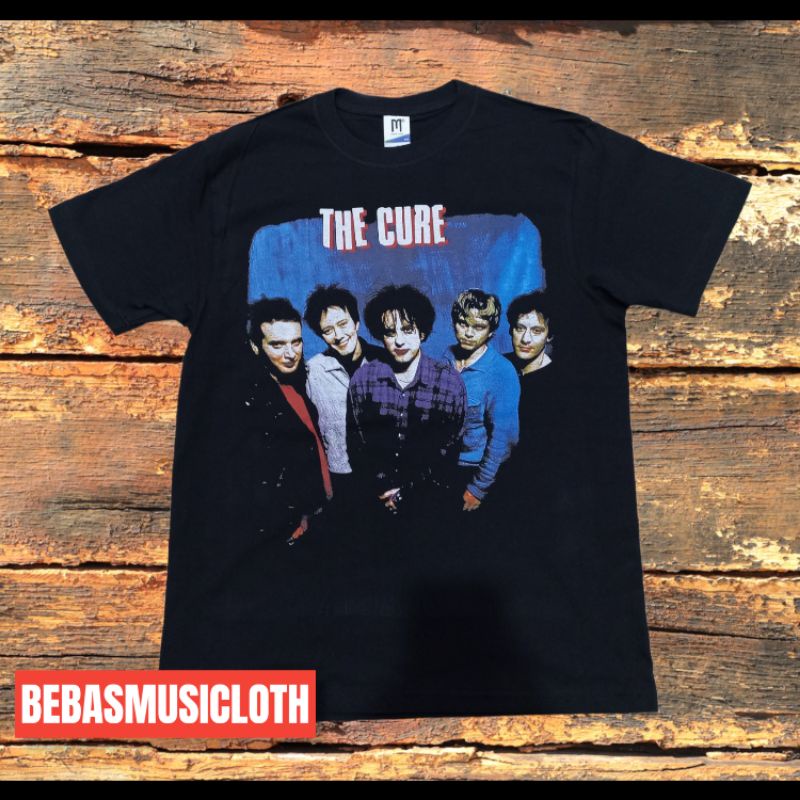 The CURE Band Swing Tour 1996 T-shirt/ Kaos Band The CURE Tour Unisex, Oversize, Bodysize, Built-Up,
