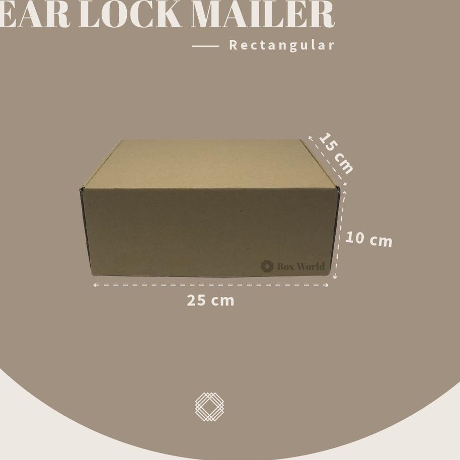 

Berkualitas Ear Lock Mailer 25x15x10 Isi 10 Pcs Karton / Kardus / Box Pizza / Die Cut Packaging Makanan, Kue . . . . .