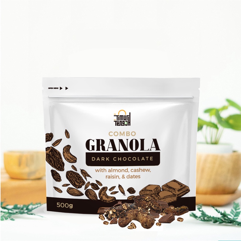 Granola Coklat 500 gr  Timur Tengah Sereal Oat Healthy Food Original 100%