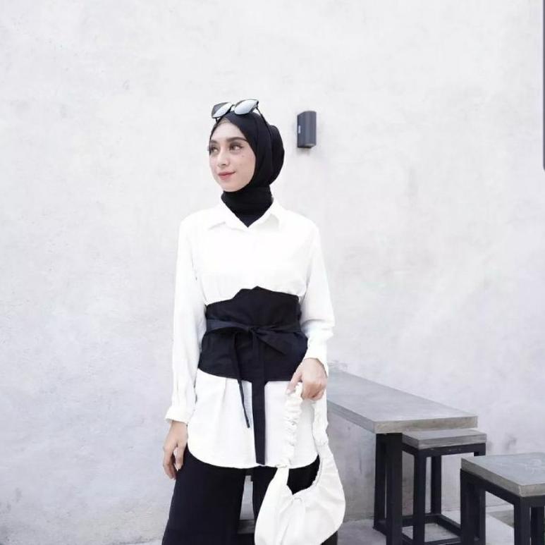 YURI OBI BELT - IKAT PINGGANG WANITA OBI KAIN HITAM ‣ GPA.18Oc22d