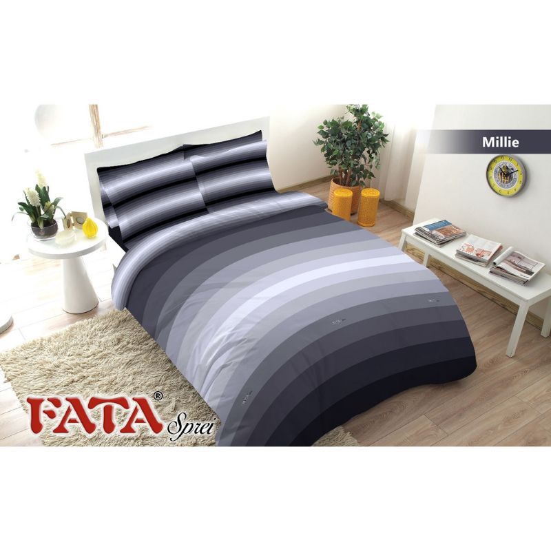 Bedcover FATA King 180x200 MILLIE / Bed Cover Set Sprei Fata Millie
