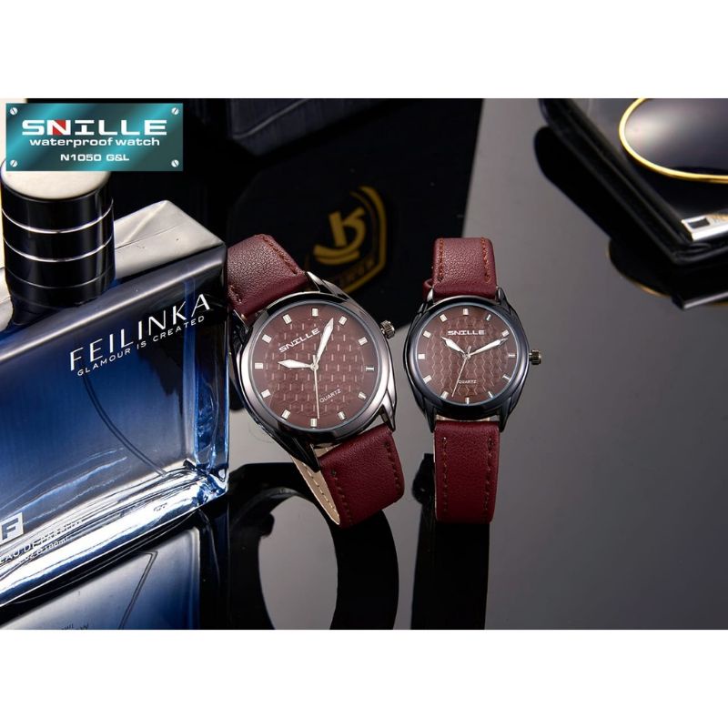 JAM TANGAN ORIGINAL SNILLE SN 007 COUPLE ANTI AIR ORIGINAL WATER RESIST