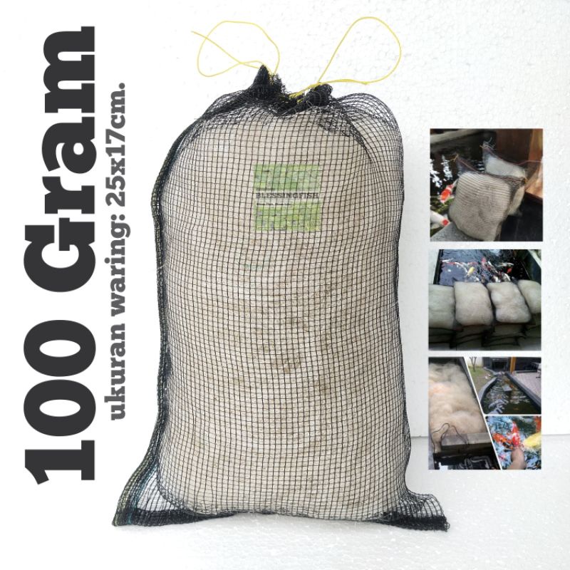 Jaring Nelayan Media Filter Kolam Jaring Nelayan Filter Mekanis Kolam Filter Jaring Nelayan 100 Gram