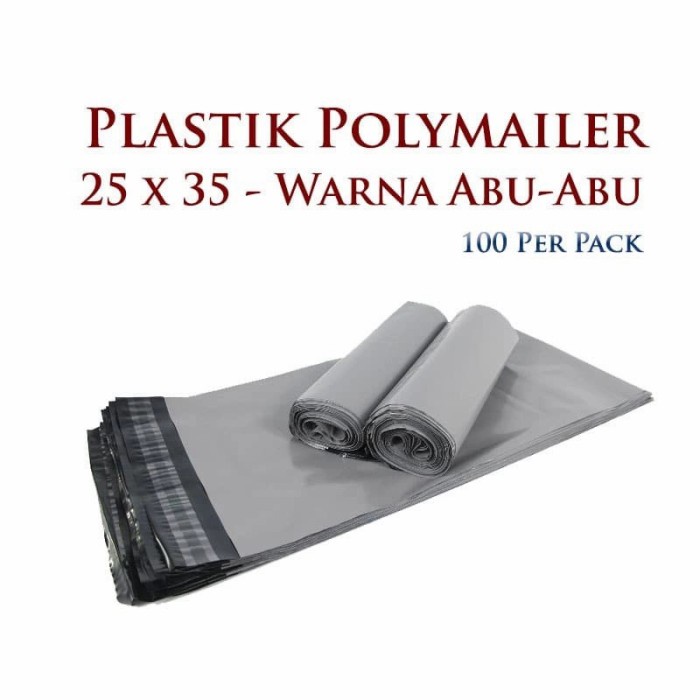 

Produk Packaging Plastik Polymailer 25 X 35 Amplop Kantong Kemasan Isi 100 Pc Limited