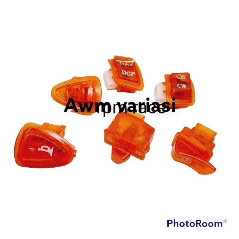 Saklar Tombol Warna Transparan Honda  Beat fi Scopy fi Vario 125 Dll