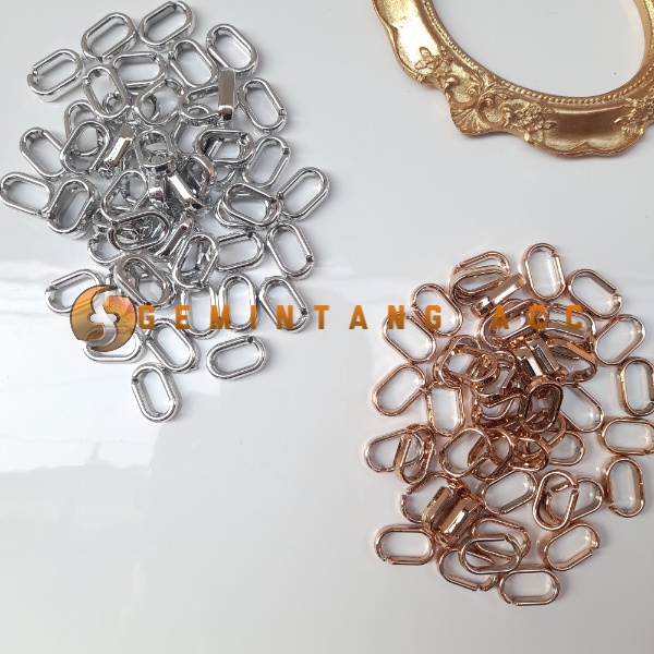 (30 Pcs ) Ring Sambungan Tali Masker DIY Penyambung Rantai Akrilik