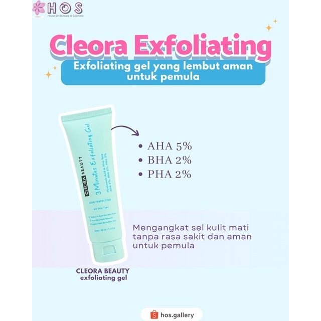 Jual CLEORA exfoliating gel Shopee Indonesia