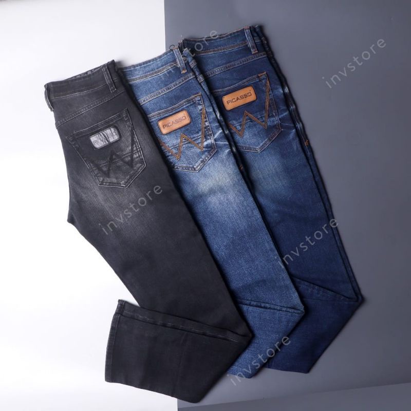 CELANA JEANS PICASSO IMPORT ORIGINAL MODEL SILM FIT