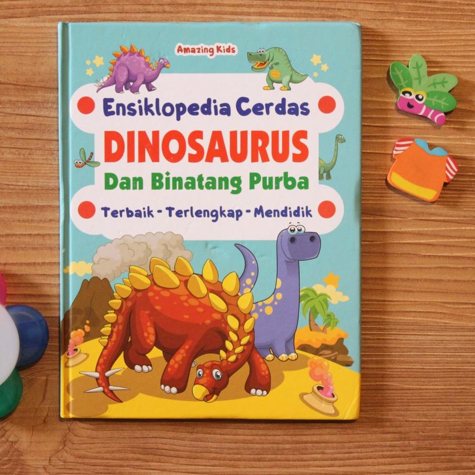 BUKU MURAH ENSIKLOPEDIA CERDAS DINOSAURUS BINATANG PURBA(HARD COVER)+BONUS 1 BUKU ANAK ▫ AGM.18Oc22ᵞ