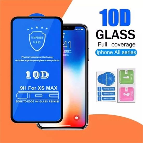 For iPhone 14 Pro Max Screen Protector 13Mini 12Mini 11 12 13 Pro Max X XS Max Plus Tempered Glass - 10D Clear