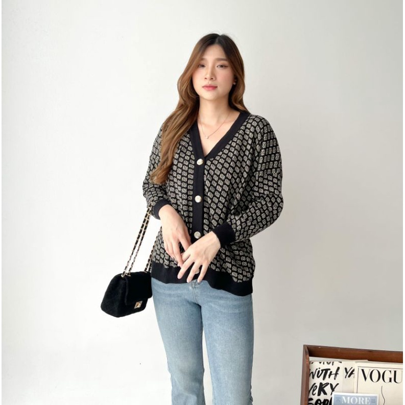 TERA OVERSIZE TOP - CARDIGAN RAJUT WANITA