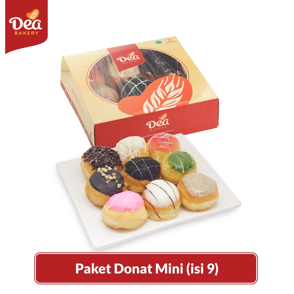 Paket Donat Mini isi 9 Dea Bakery