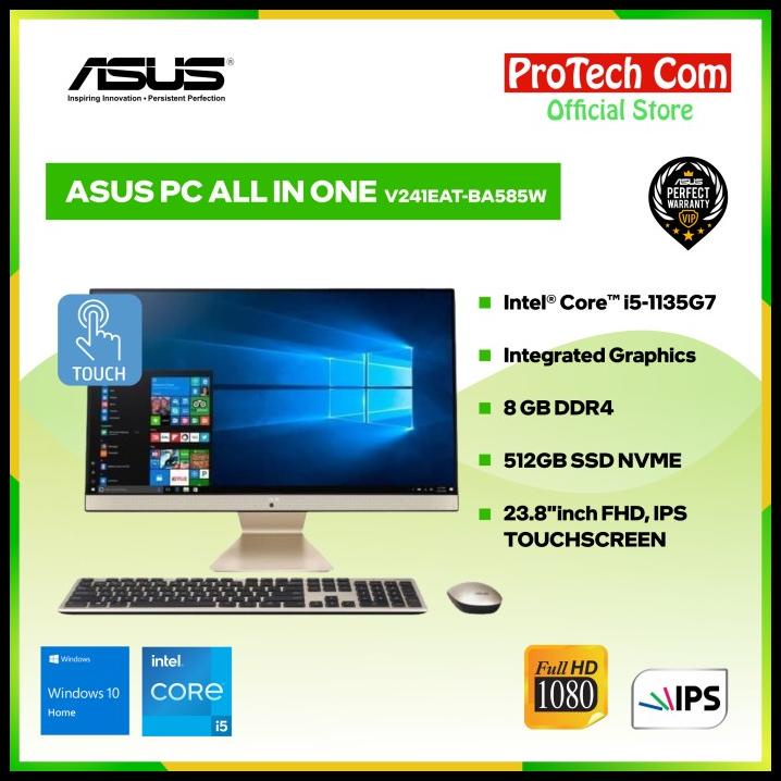 Asus Pc All In One V241Eat-Ba585W I5-1135G7 8G 512Gb 23,8" Touchscreen
