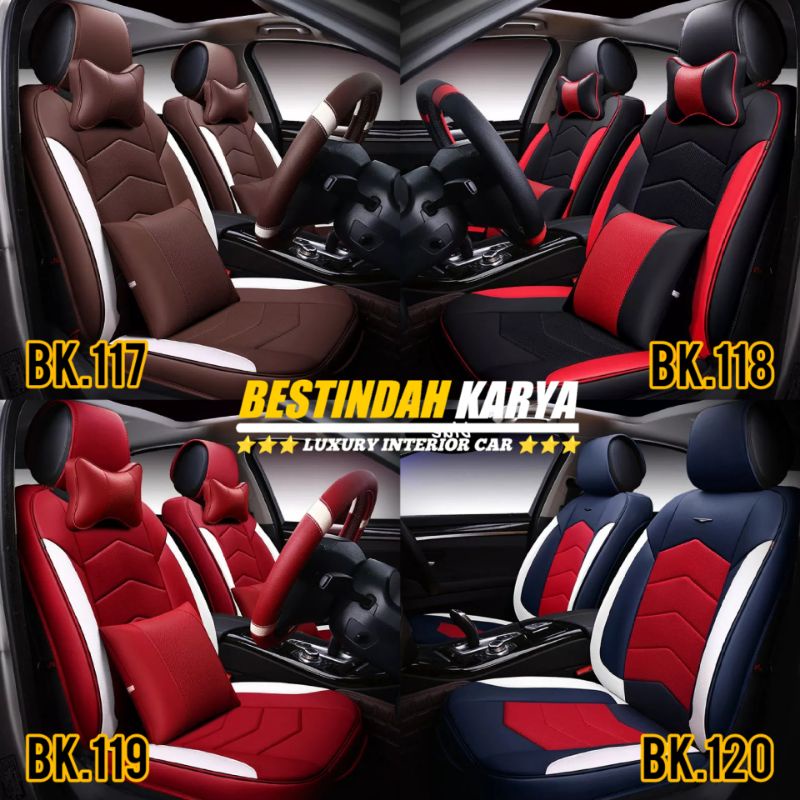 Sarung jok mobil Toyota Innova Reborn Xpander Ultimate Bonus Aksesoris