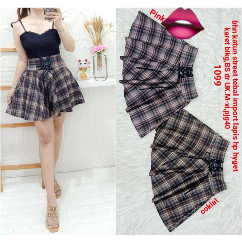 rok payung Rok celana mekar celana Rok celana  import bahan katun import halus adem