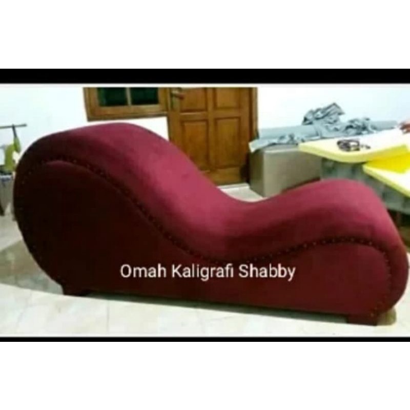 kursi sofa bercinta/sofa Tantra/sofa seks bludru