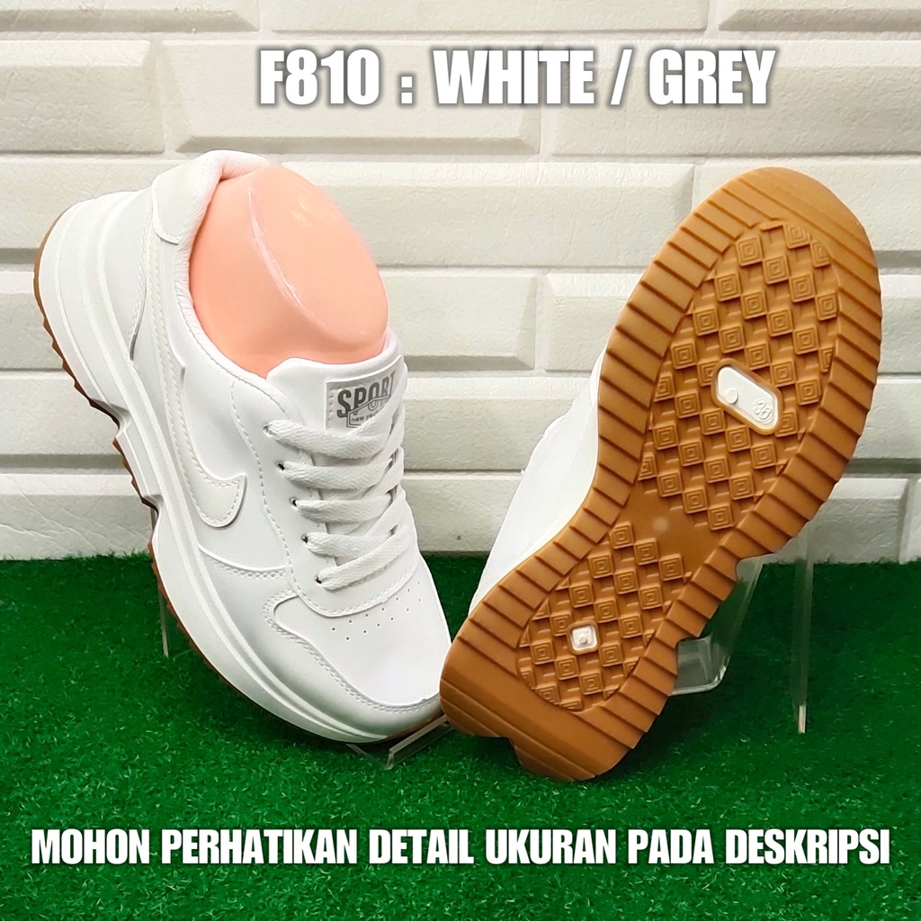 Sepatu Putih Cewek F810 / 913 Sepatu kuliah remaja perempuan terbaru SPTSW