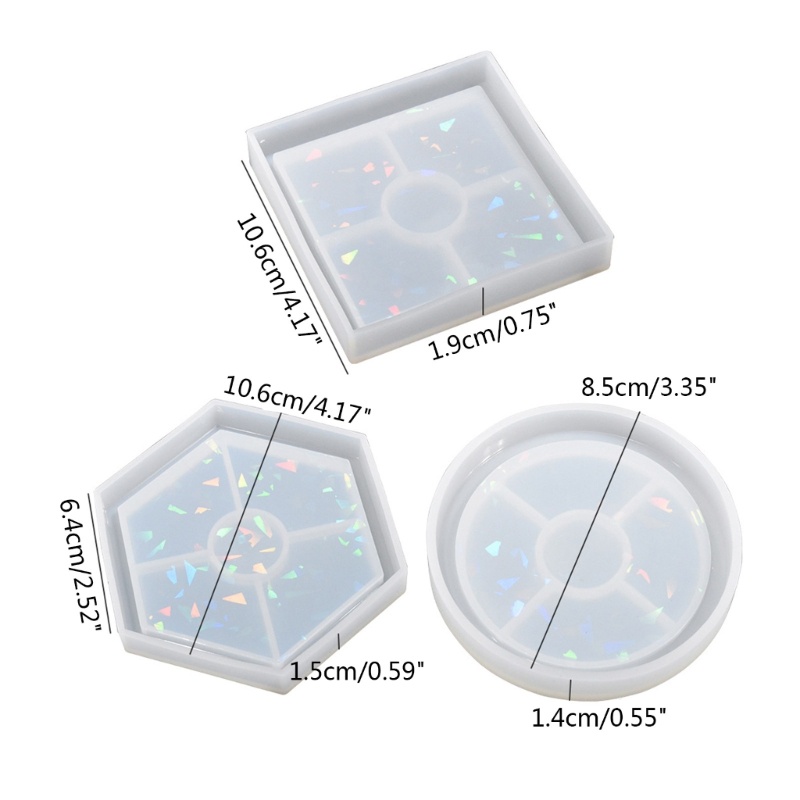 Siy Cetakan Resin Epoksi Bahan Silikon Untuk Dekorasi Rumah DIY