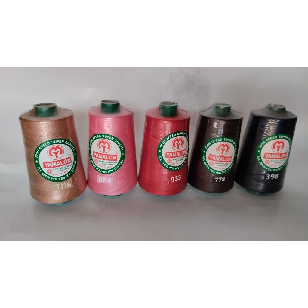 Benang Jahit Polyester 5000 yard  40/2 (Gulungan Besar) Merk Yamalon