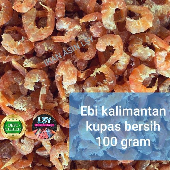 

TERLARIS ebi daging kalimantan kupas bersih ( premium ) 100gram buruan