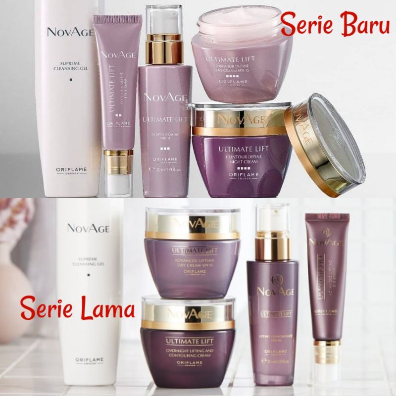 N0vageee Ultimate Lift /Ultimate Lift Contour Define Set (Day Cream/Night Cream/Serum/Eye Cream/Supreme Cleansing Gel)