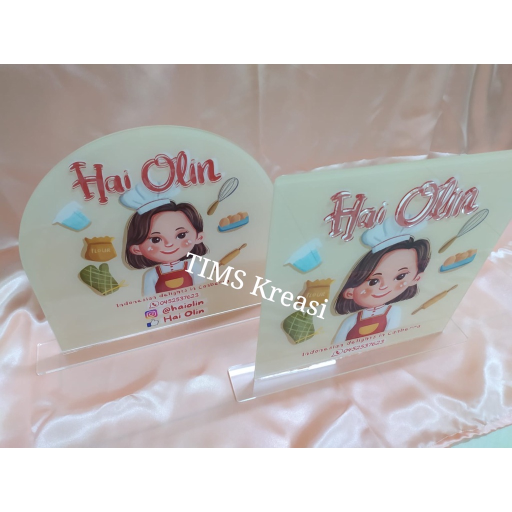 Gift Acrylic Custom | Plakat Ulang Tahun | Plakat Acrylic | Akrilik custom