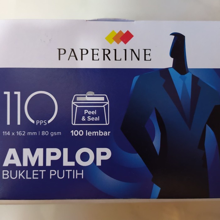 

Berkualitas Amplop Putih 110 Pps Paperline Ppl Peel Seal Lem Strip Perekat Segel Sale!!!