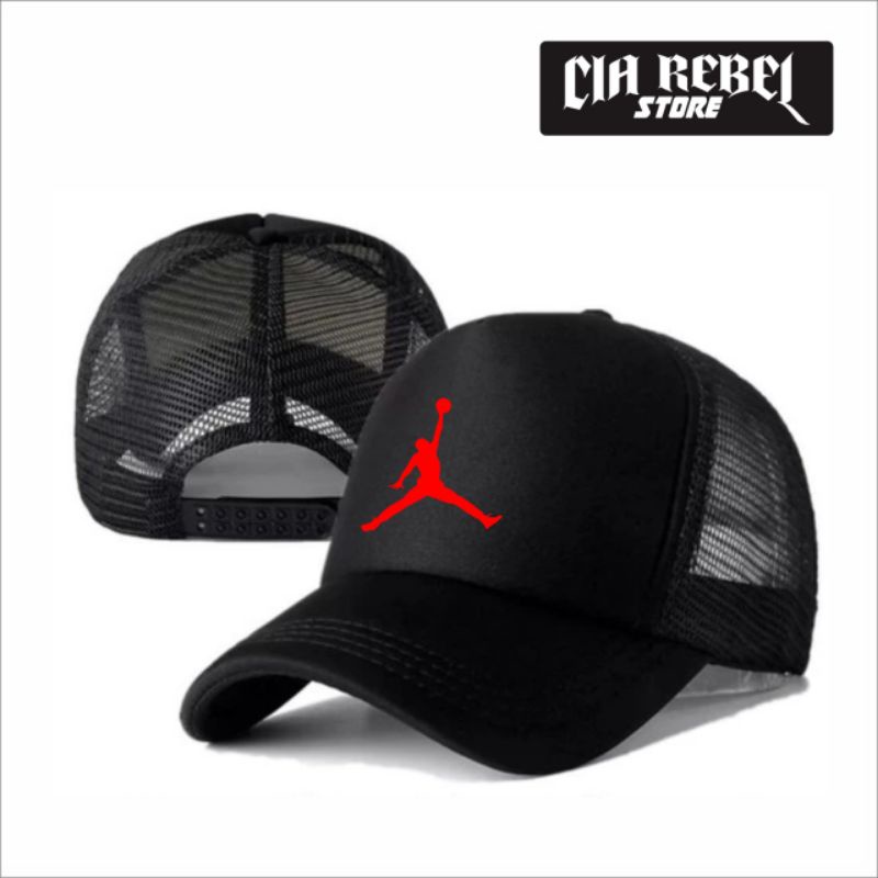 TOPI JARING TRUCKER SPORT BASKET TOPI OLAHRAGA BASKET - CIA REBEL