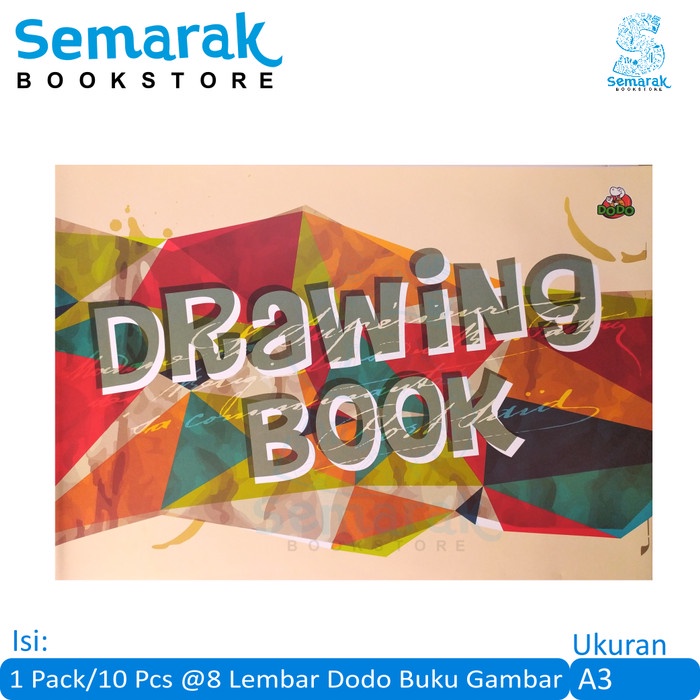 

Star Dodo Buku Gambar A3 [1 Pack/10 Buku @8 Lembar] Limited