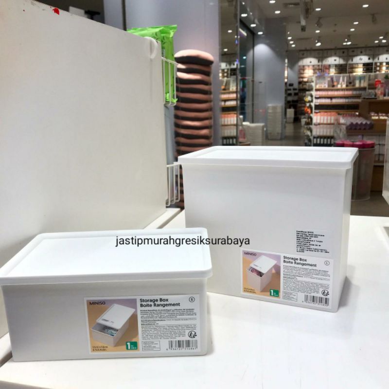 Jual STORAGE BOX MINISO TEMPAT PENYIMPANAN MINISO Shopee Indonesia