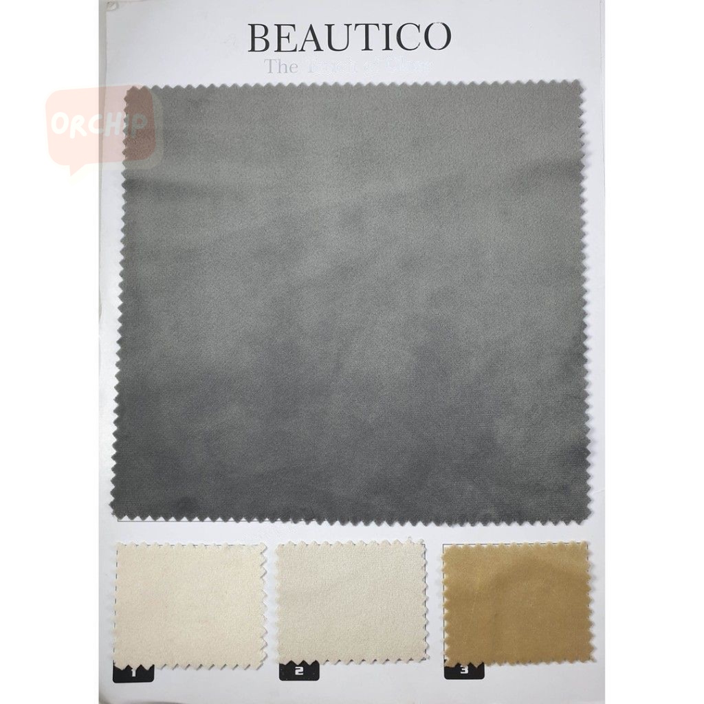 KAIN POLOS UNTUK SOFA KURSI KAIN BELURU KAIN MEBEL - VELVET BEAUTICO