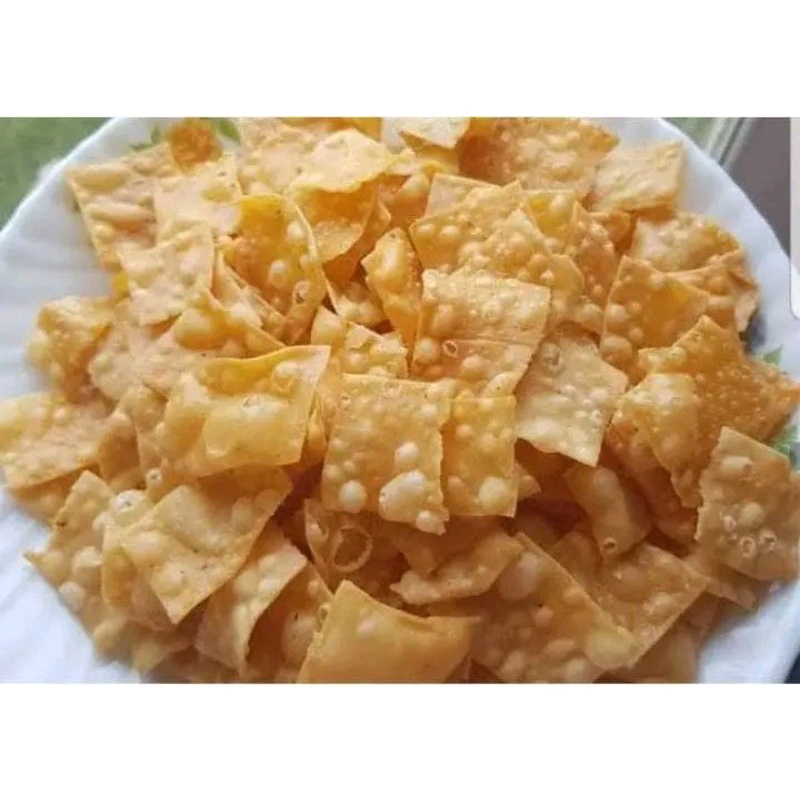 

cemilan pangsit goreng