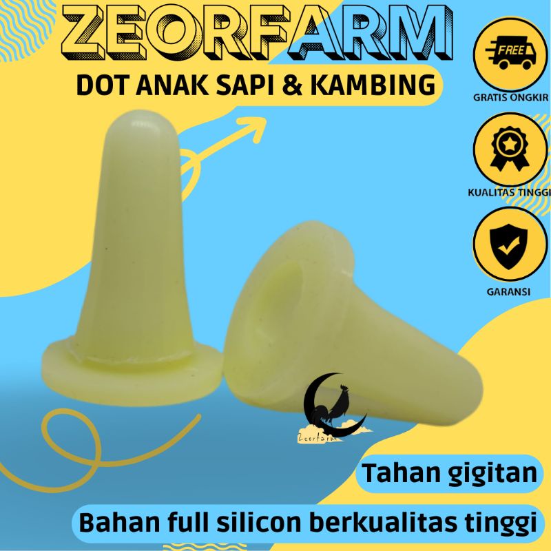 dot kambing cempe full silikon berkualitas tahan gigitan super awet zeorfam