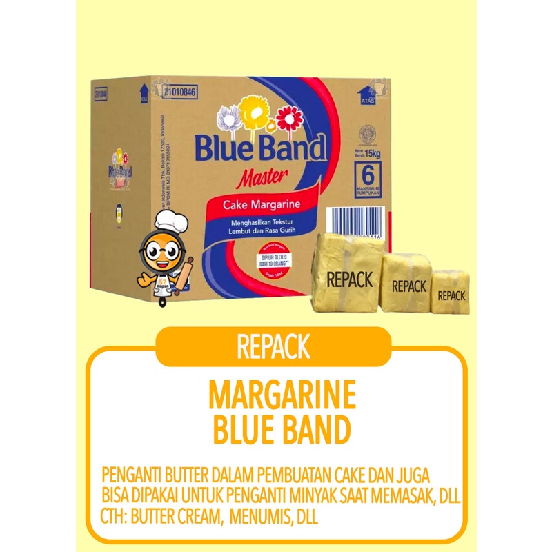 

MARGARINE BLUEBAND MCM REPACK/TIMBANGAN (250GR, 500GR, 1KG)