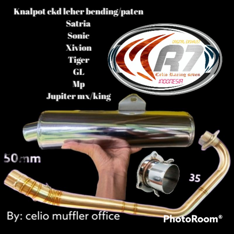 KNALPOT CKD SATRIA FU LEHER BENDING FULL SYSTEM FULLSET.