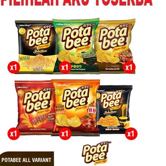 

✨Terbaru✨ Potabee Keripik Kentang MIX 68 gr - ( HARGA PAKET ISI 6 PCS MIX ) 