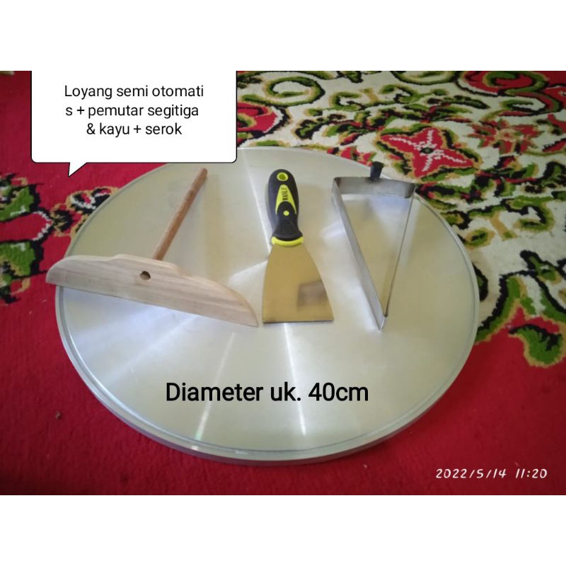 Loyang crepes komplit uk.40cm