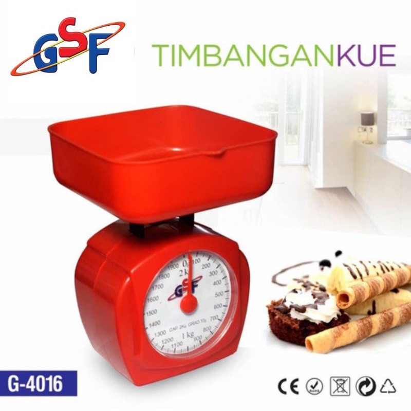 Timbangan Kue Serbaguna Analog / Manual GSF Kapasitas 2KG