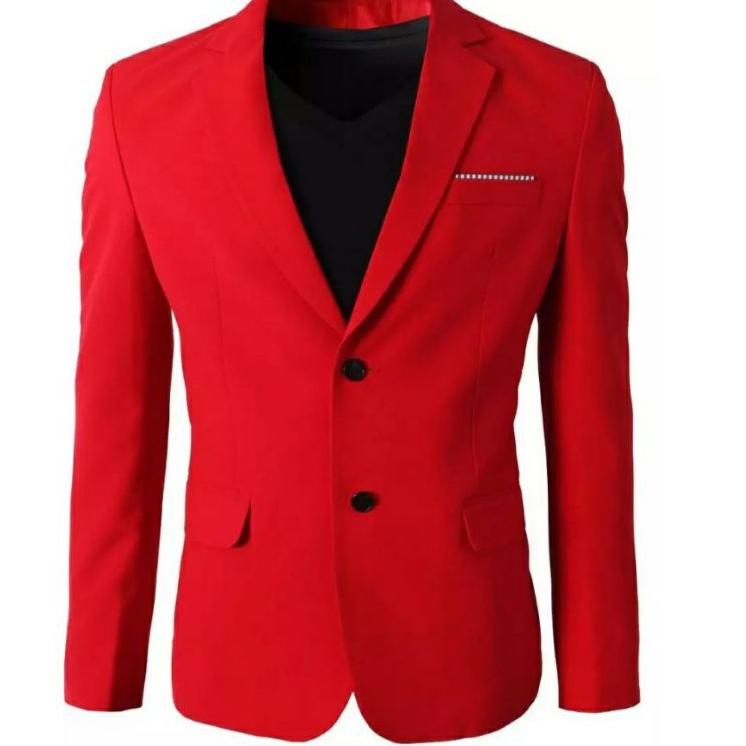 Booming Jas merah/blazer merah/jas formal/slimfit