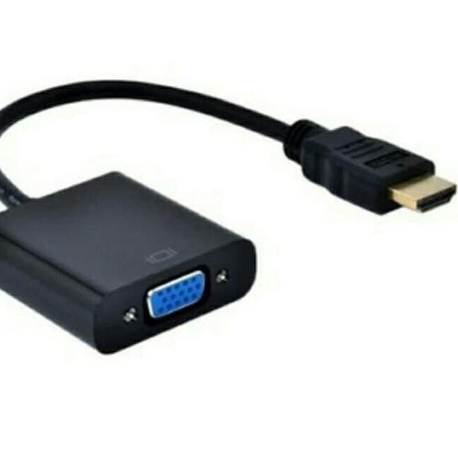 Harga Termurah Kabel HDMI ke VGA KONEKTOR HDMI TO VGA CONVENTER KONVERTER HDMI KE VGA