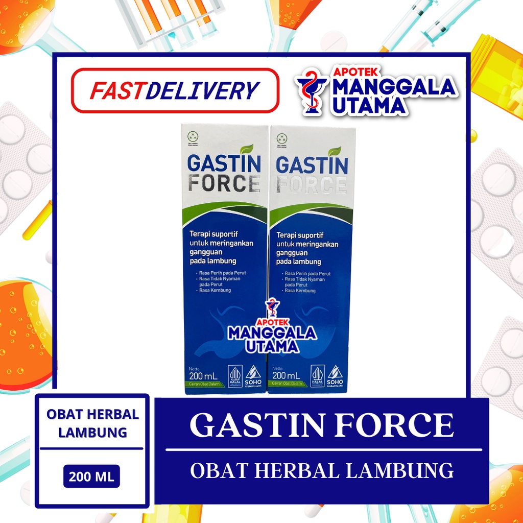GASTIN FORCE SIRUP OBAT LAMBUNG