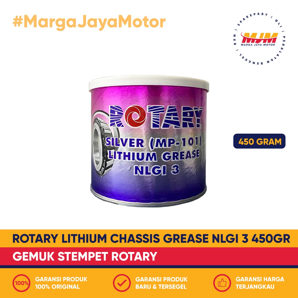 Rotary Chasis Grease NLGI-3 450gr Gemuk Stempet Rotary ORIGINAL