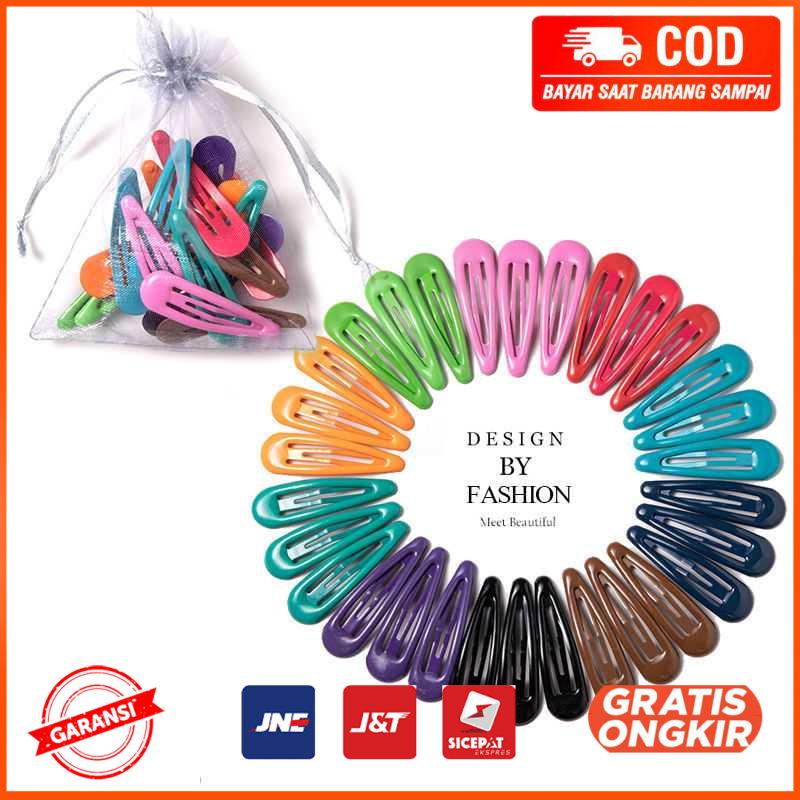 Ikat Jepit Rambut Cute Colorful Hairpins Clip 30 PCS Z198