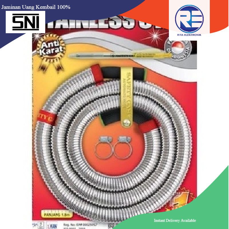 Selang Gas Stainless Steel 1.8 meter