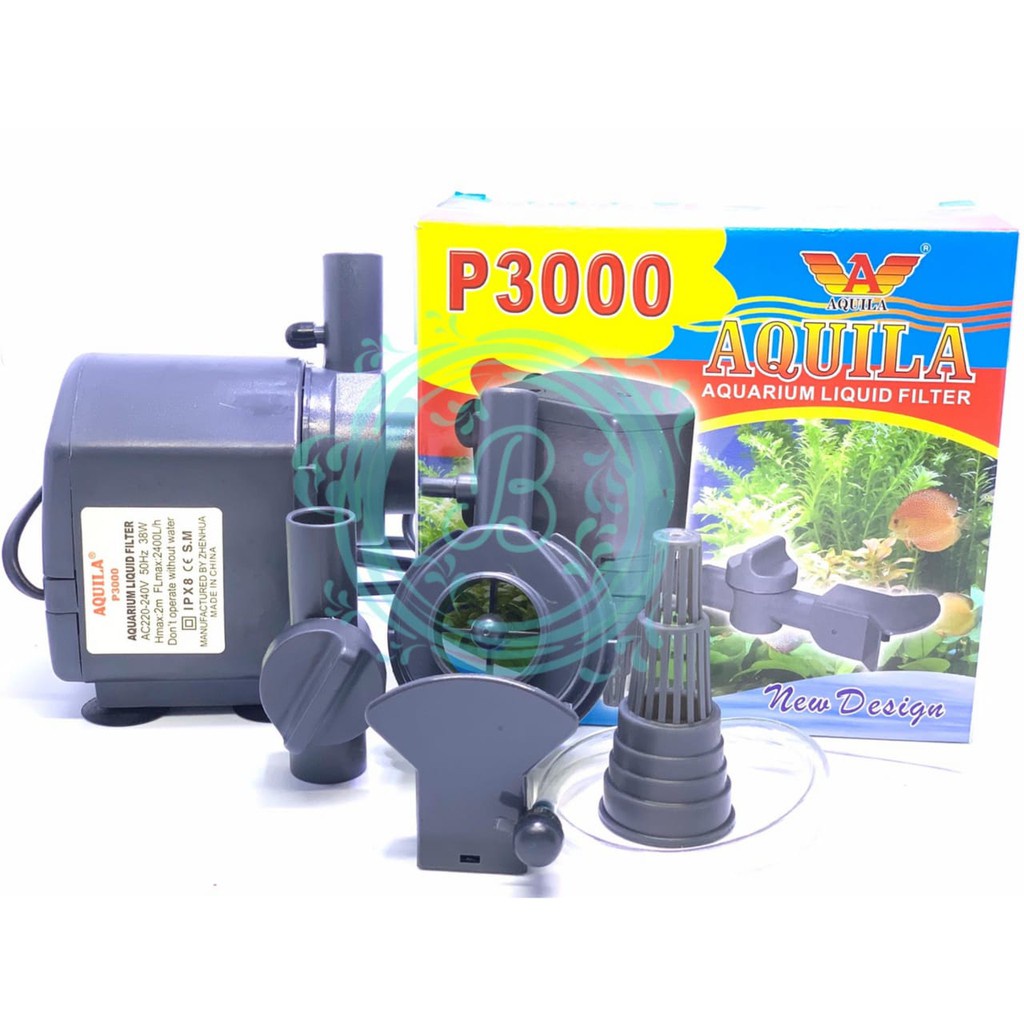 Aquila P-3000 P3000 Pompa Air Celup Aquarium Submersible Water Pump Aquila 3000